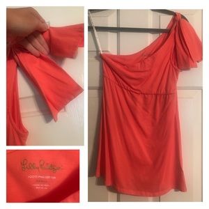 Lilly Pulitzer Sz Small coral shirt. NWOT.